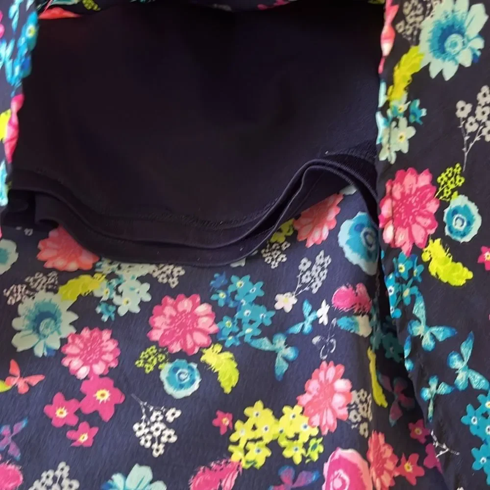 Girl's clothes bundle dresses and denim jacket Sz 4, XS(5) floral